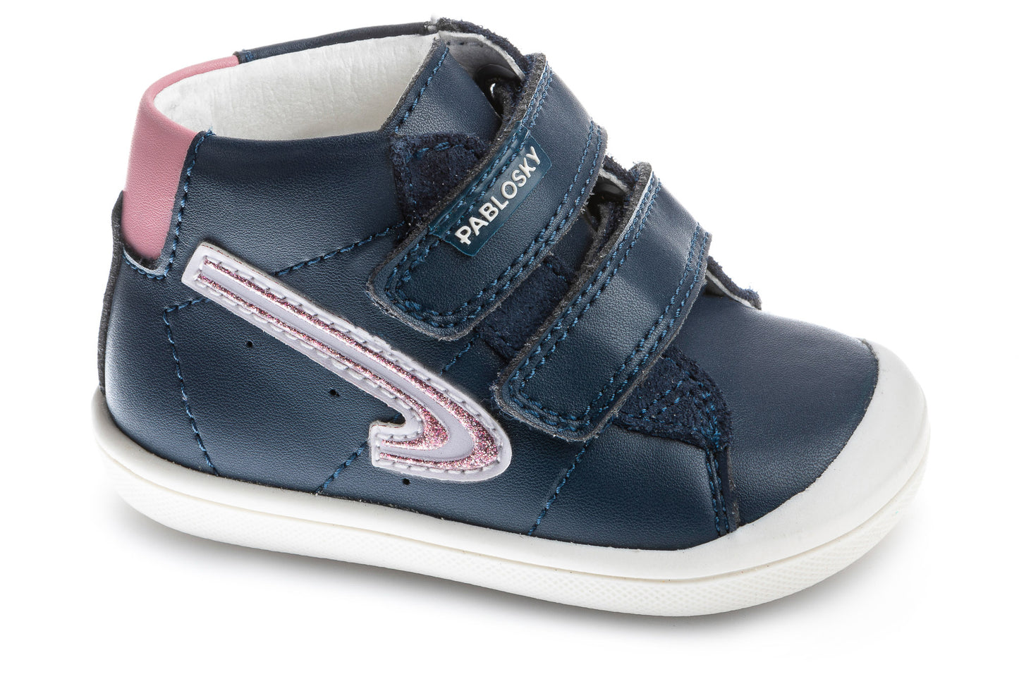 Pablosky boot navy pink 044327