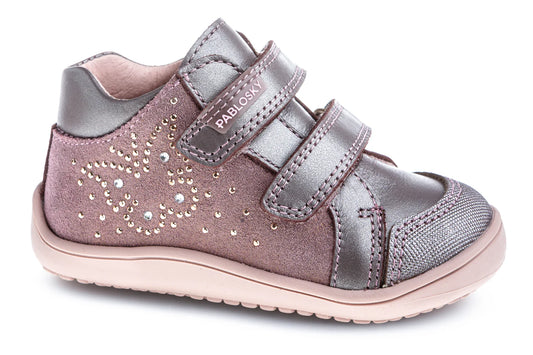 Pablosky leather boot 064580 rose pink glitter