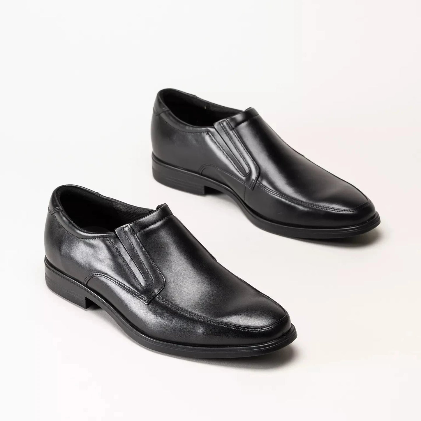 Ecco Melbourne - black leather slip-on