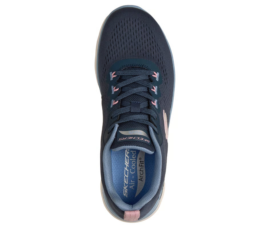 Skechers Arch fit - Summits daily flow - navy - Kirbys Footwear Ltd
