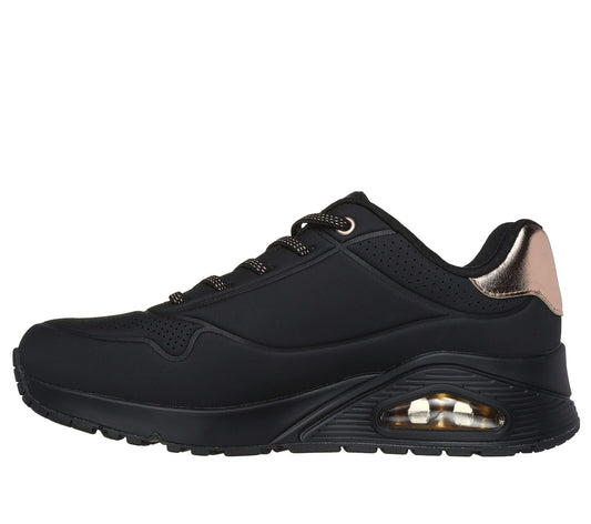 Skechers Uno Shimmer Away black