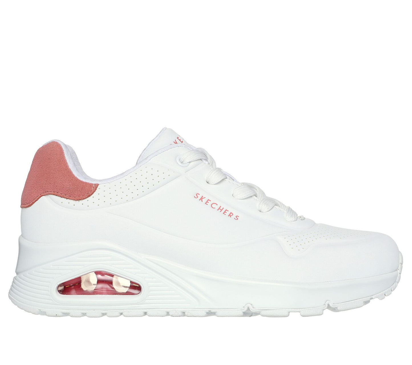 Skechers Uno pop back - white coral