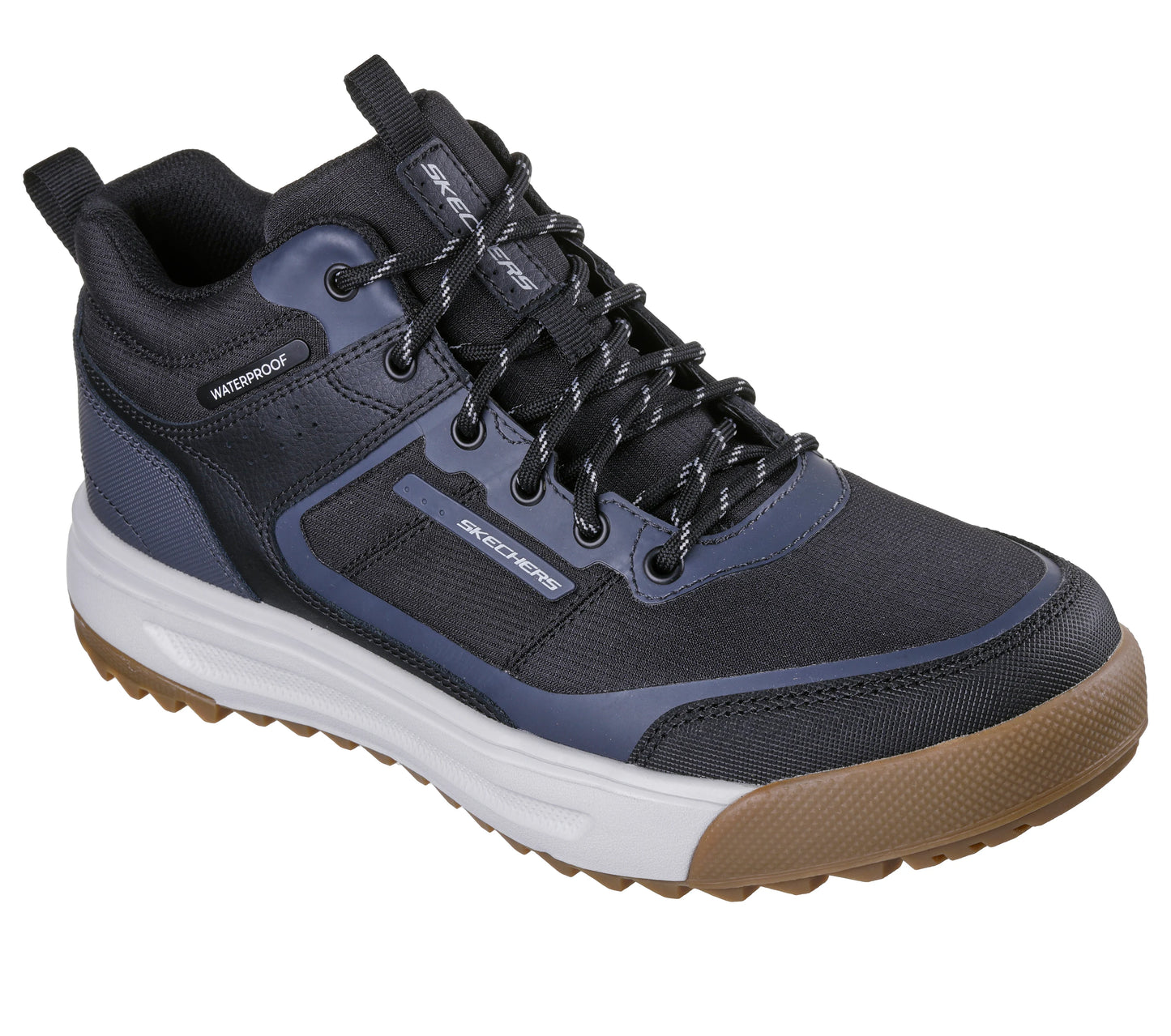 Skechers mens Urban street hiker waterproof - black