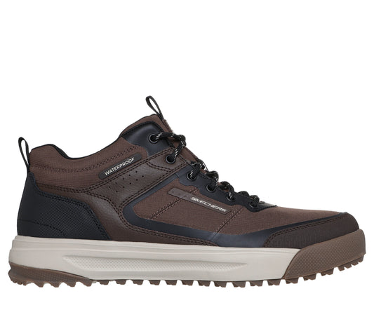 Skechers mens Urban street hiker waterproof - brown