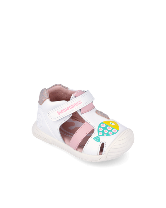Biomecanics white sandal - 262108 - Kirbys Footwear Ltd
