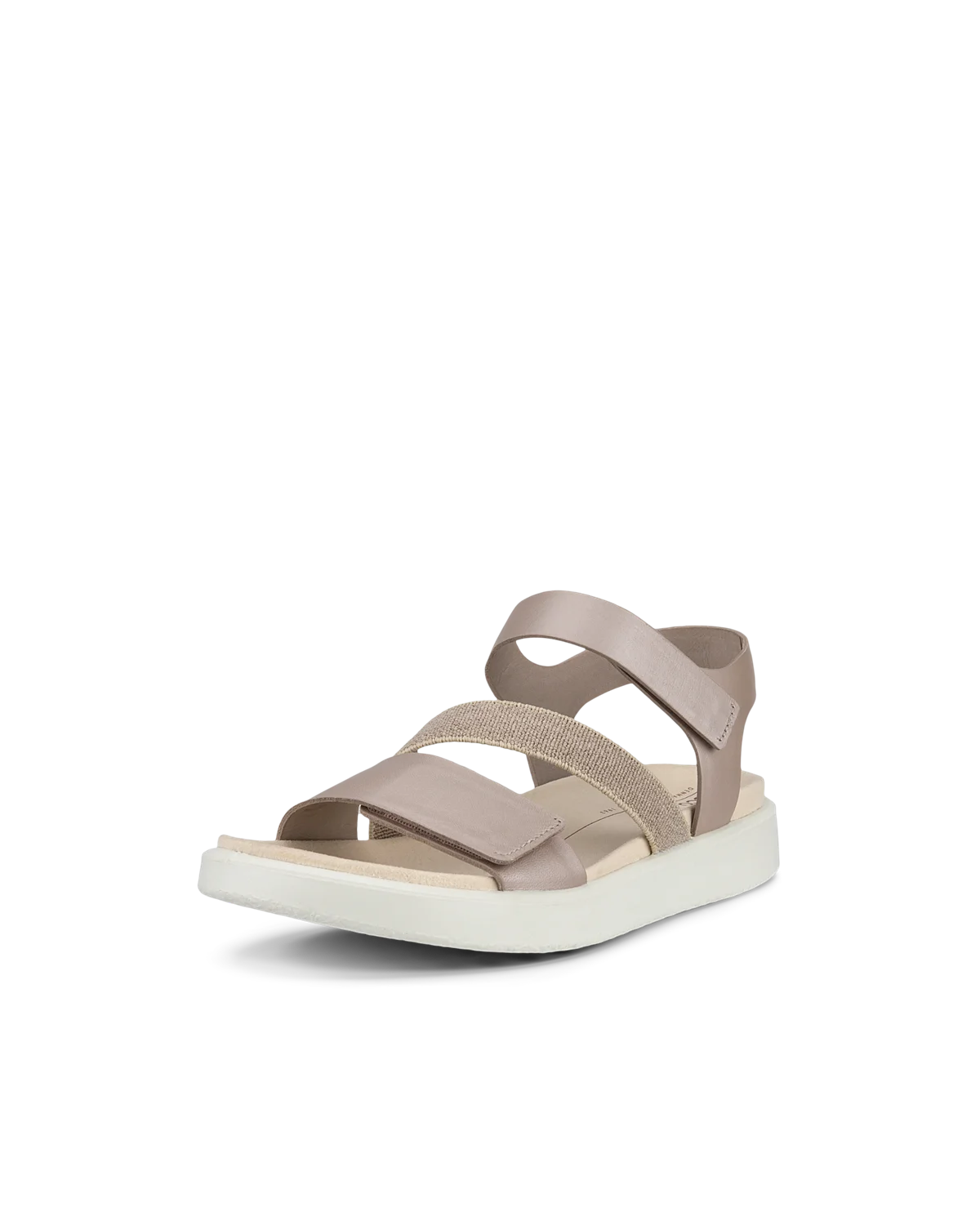 Ecco sandal flowt grey rose metallic
