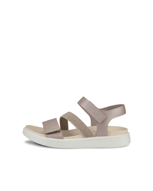 Ecco sandal flowt grey rose metallic
