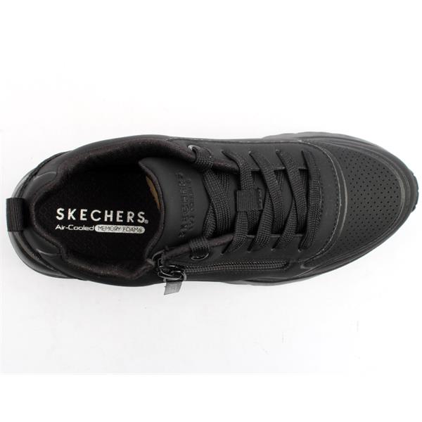 Skechers Uno lite easy zip - black