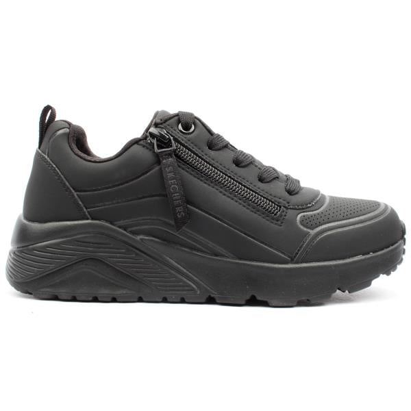 Skechers Uno lite easy zip - black