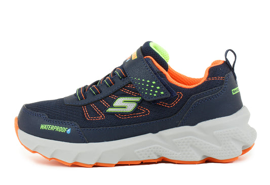 Skechers Elite sport - waterproof - navy orange - Kirbys Footwear Ltd