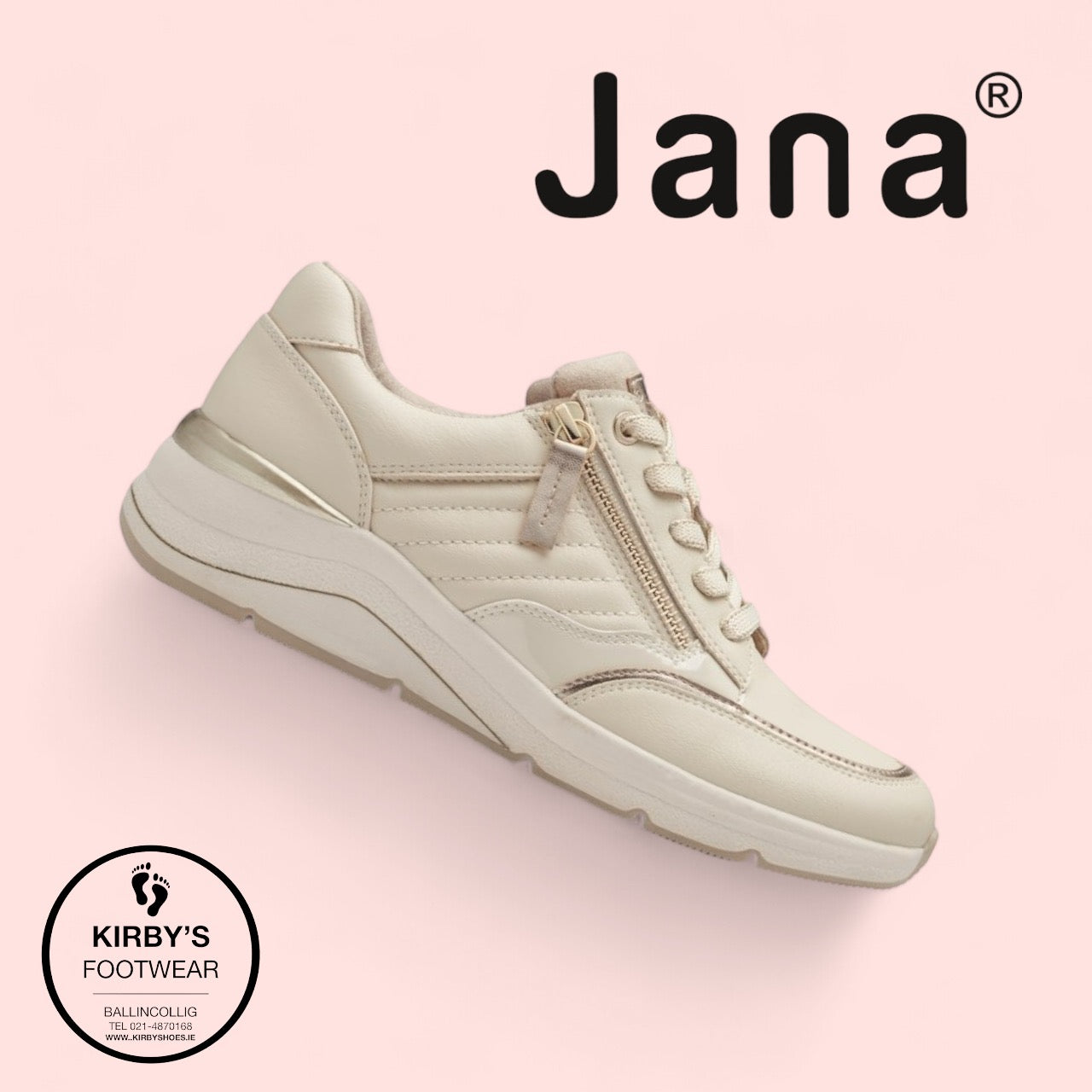 Jana trainer ivory - 23771