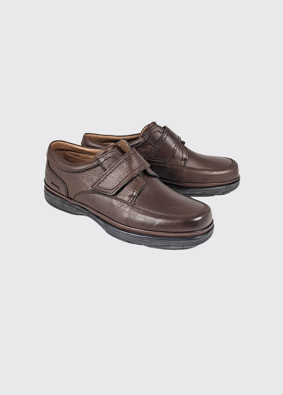 Dubarry Braston tan leather velcro wide