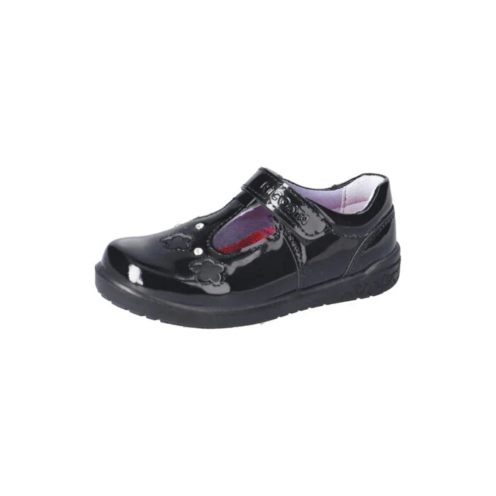 Ricosta Leona black patent t-bar - Kirbys Footwear Ltd