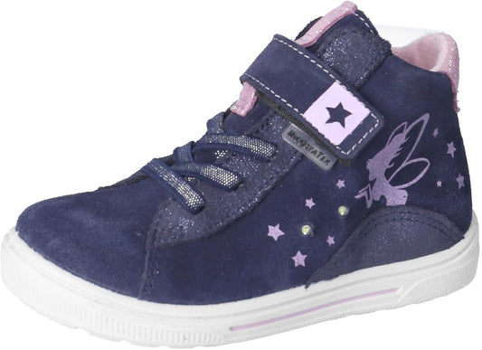 Ricosta Tinki navy waterproof boot with lights - Kirbys Footwear Ltd