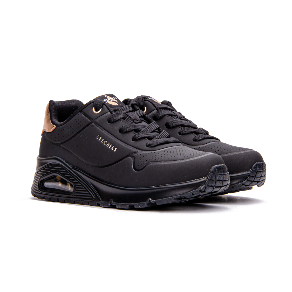 Skechers Uno Shimmer Away black gold - bbk