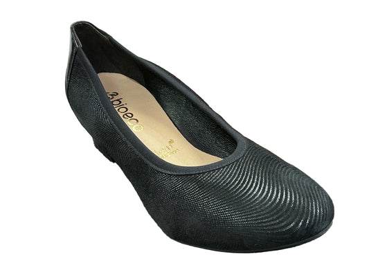 Bioeco black court heel - Kirbys Footwear Ltd