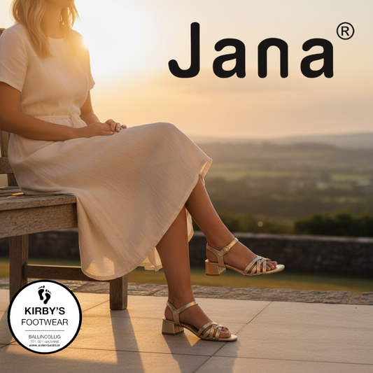 Jana sandal - 28279 - gold - Kirbys Footwear Ltd