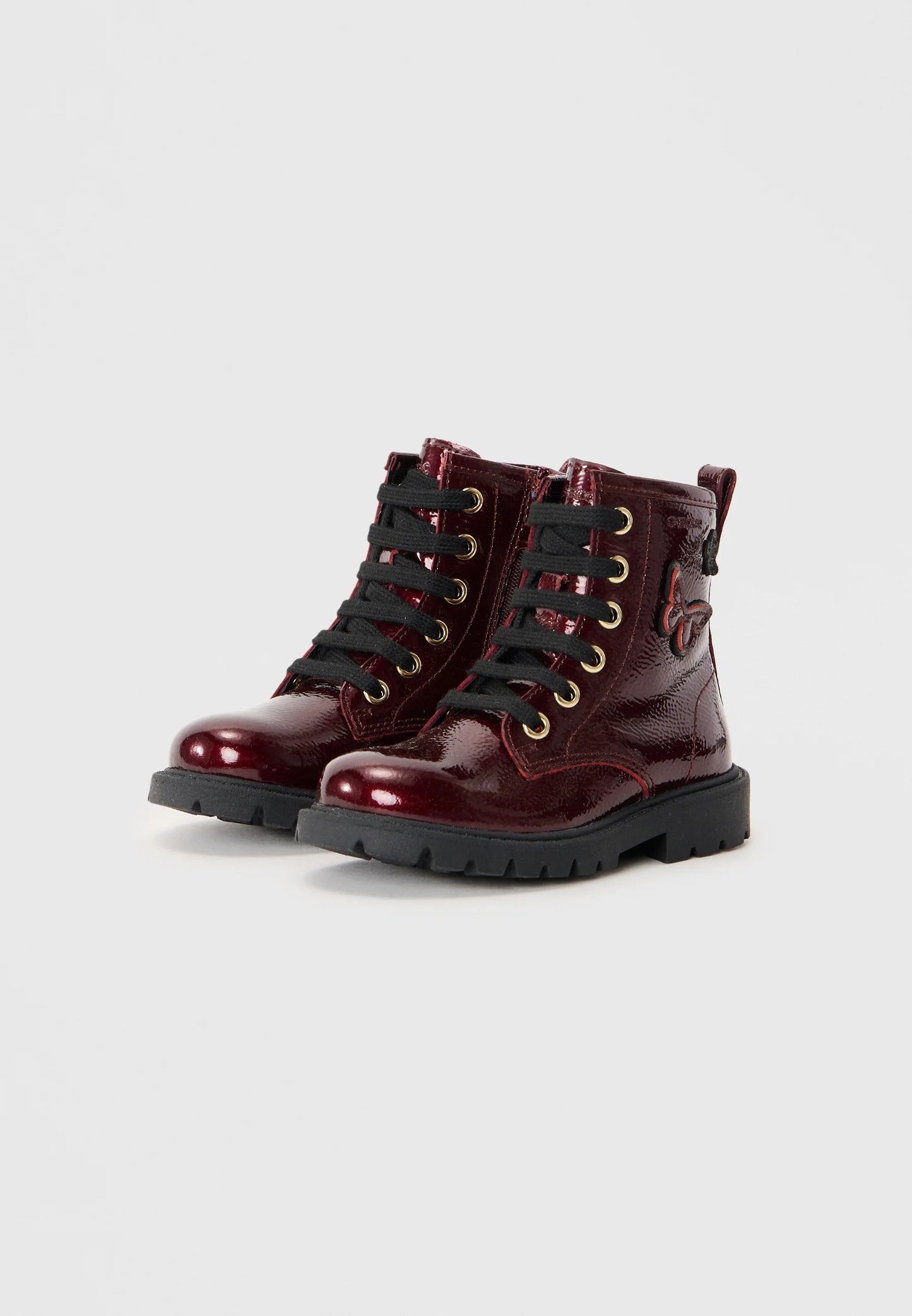 Geox Shaylax Burgundy zip boot