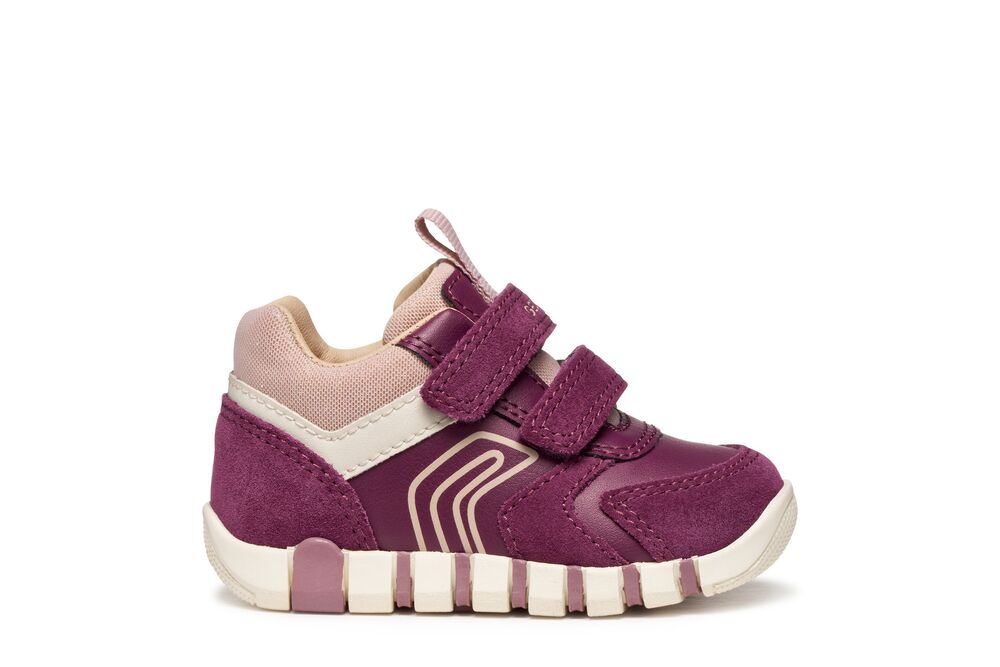 Geox Iupidoo velcro purple rose