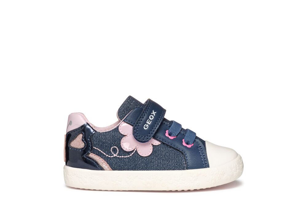 Geox Gisli navy pink canvas