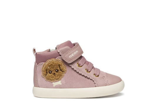 Geox Gisli pink velcro boot - puppy - Kirbys Footwear Ltd