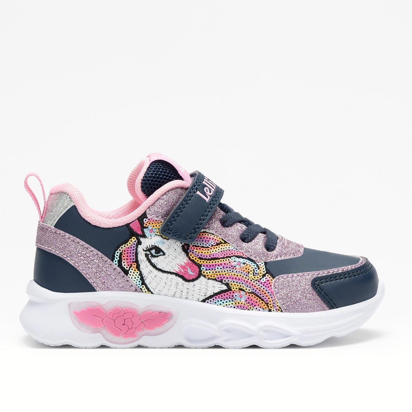 Lelli Kelly Christina unicorn lights navy