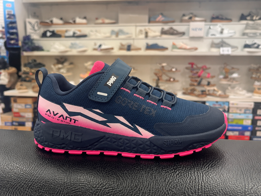 Primigi goretex trainer Navy pink waterproof - Kirbys Footwear Ltd