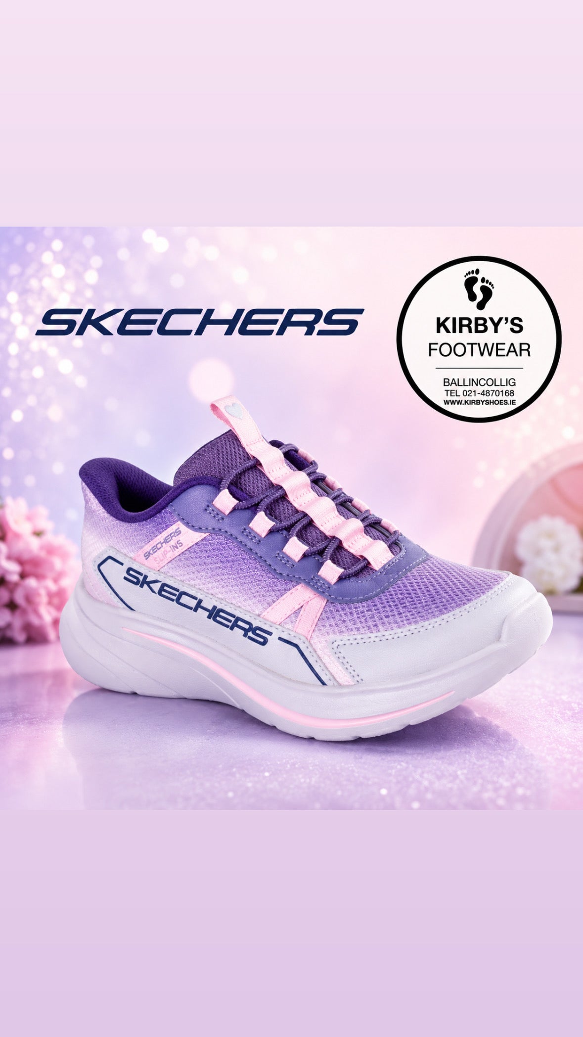 Skechers Wave 92 - sparkle sprint - Kirbys Footwear Ltd