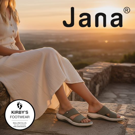 Jana sandal mule - 27270 - sage - Kirbys Footwear Ltd
