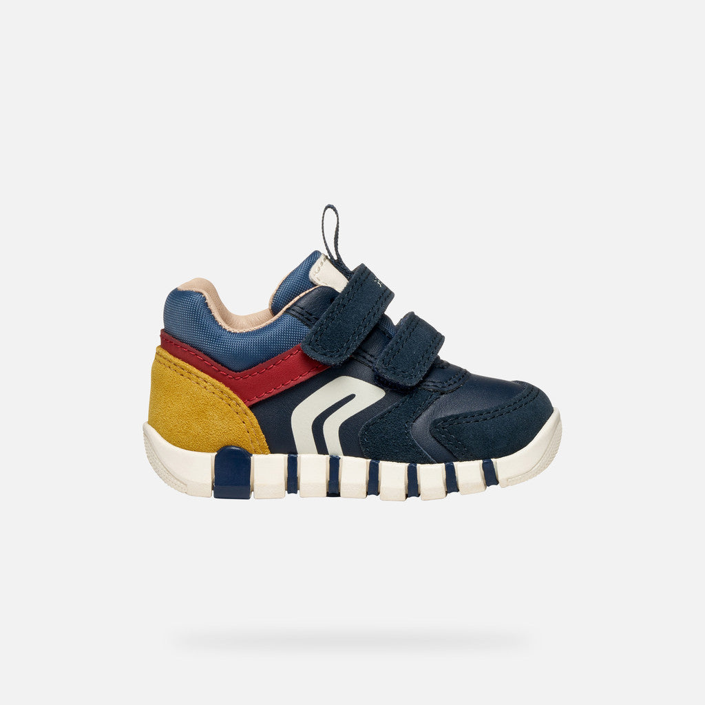 Geox Iupidoo velcro navy red