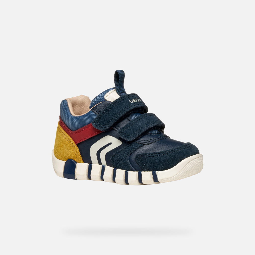 Geox Iupidoo velcro navy red