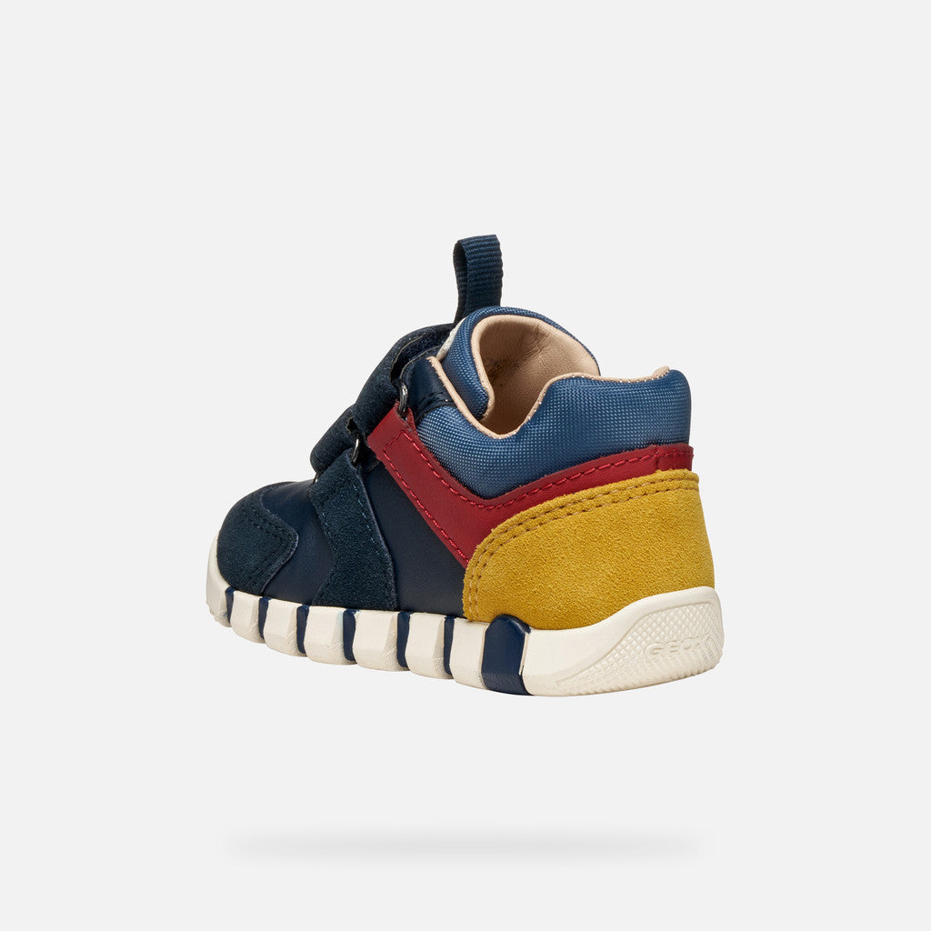 Geox Iupidoo velcro navy red