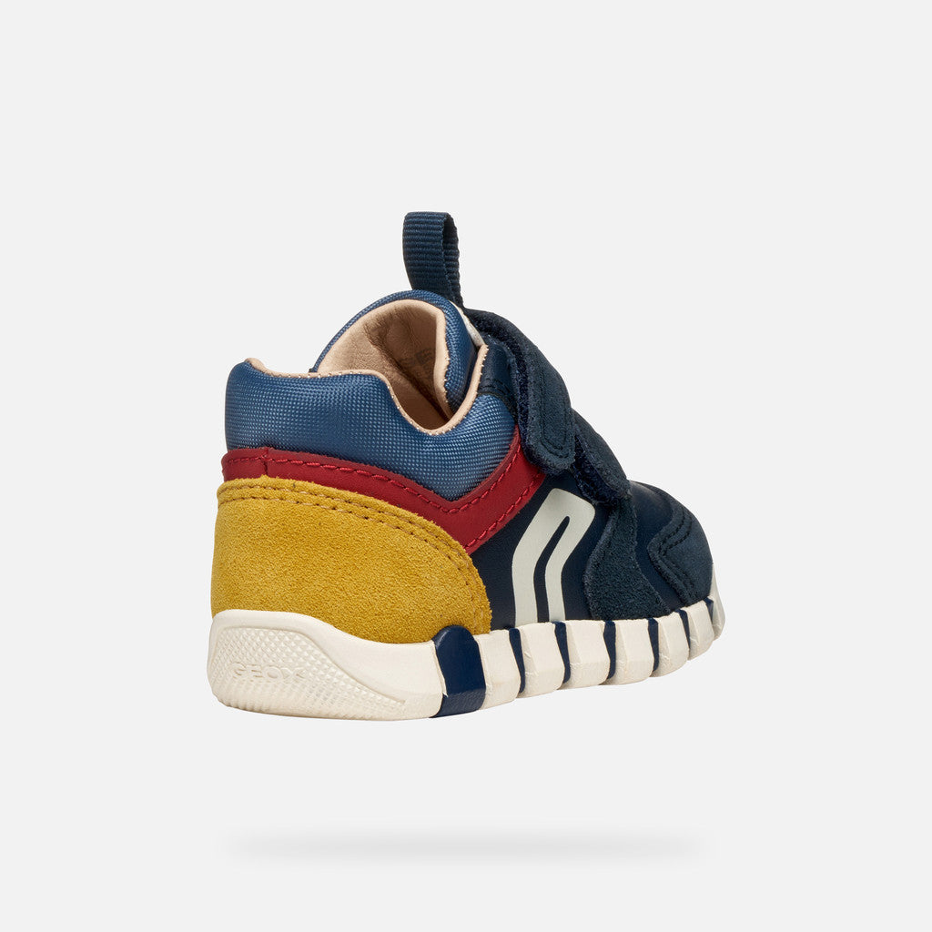 Geox Iupidoo velcro navy red