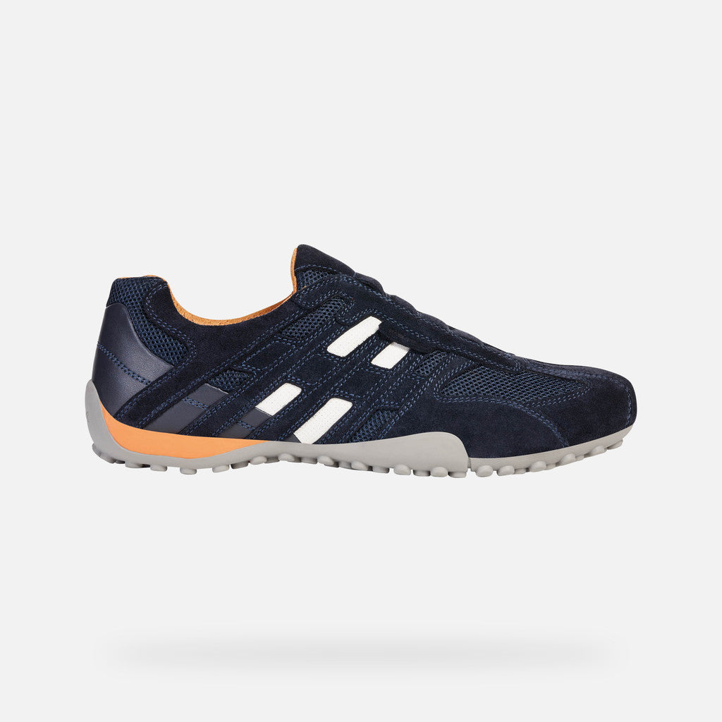 Geox Snake slip on trainer - navy