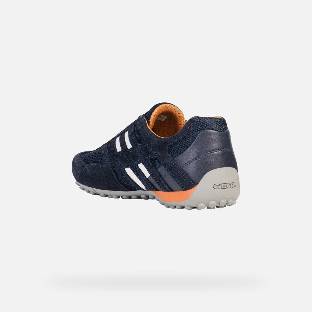 Geox Snake slip on trainer - navy