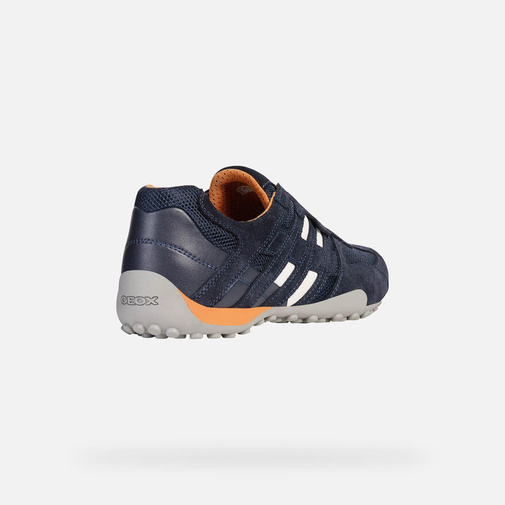 Geox Snake slip on trainer - navy