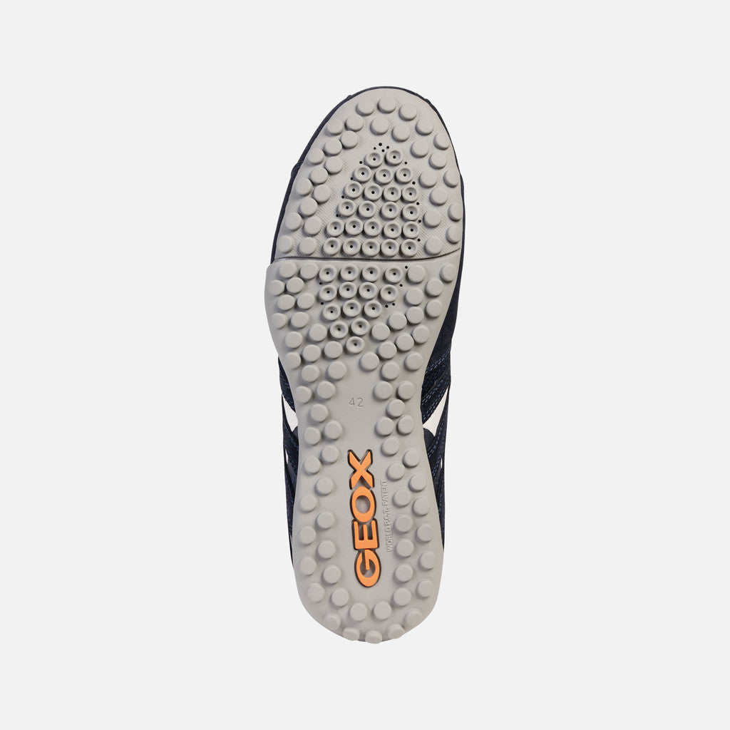 Geox Snake slip on trainer - navy