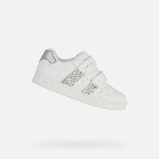 Geox eclyper white silver