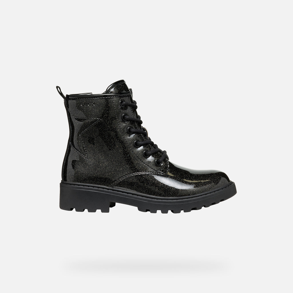 Geox Casey boot black sparkle