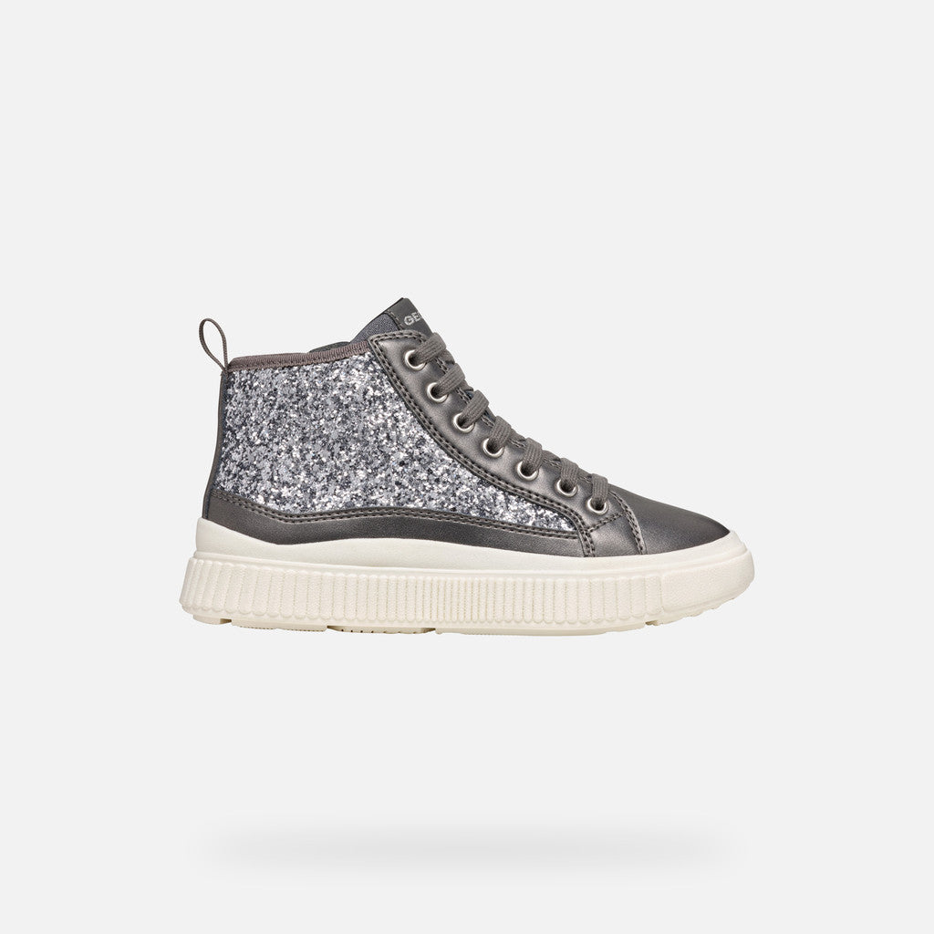 Geox Laquinny boot sneaker dark silver