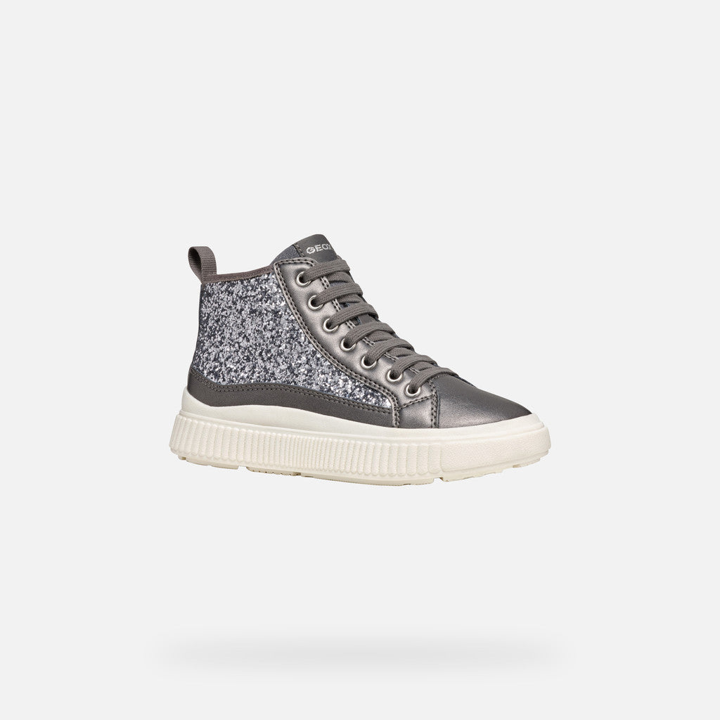 Geox Laquinny boot sneaker dark silver