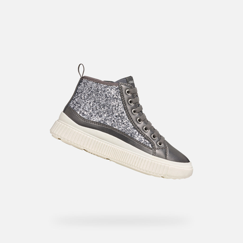 Geox Laquinny boot sneaker dark silver