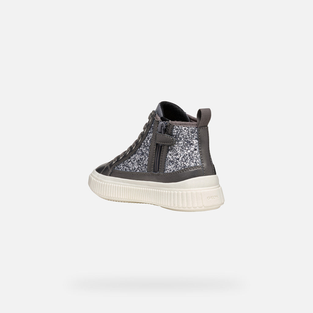 Geox Laquinny boot sneaker dark silver