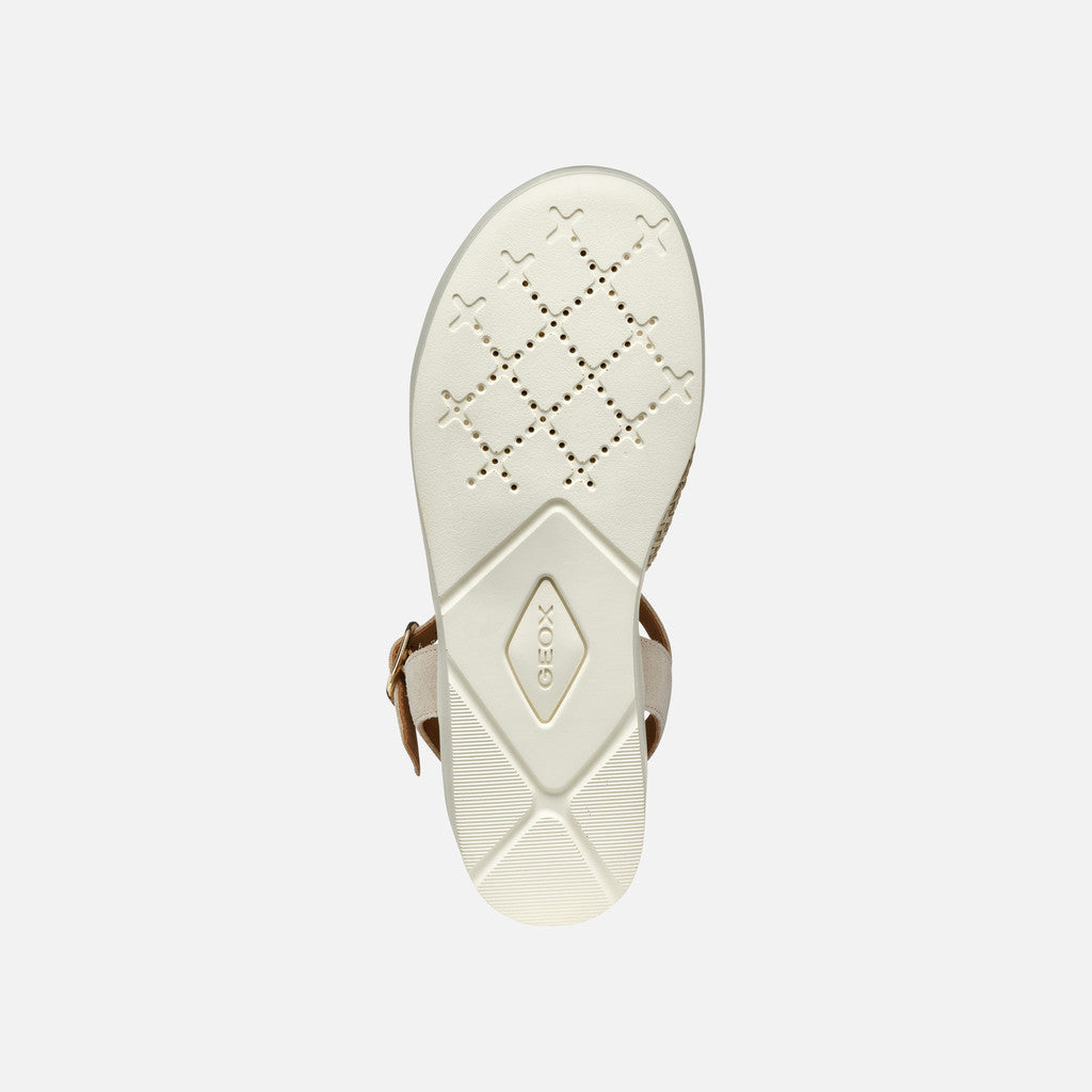 Geox Xand 2.2s wedge sandal - taupe