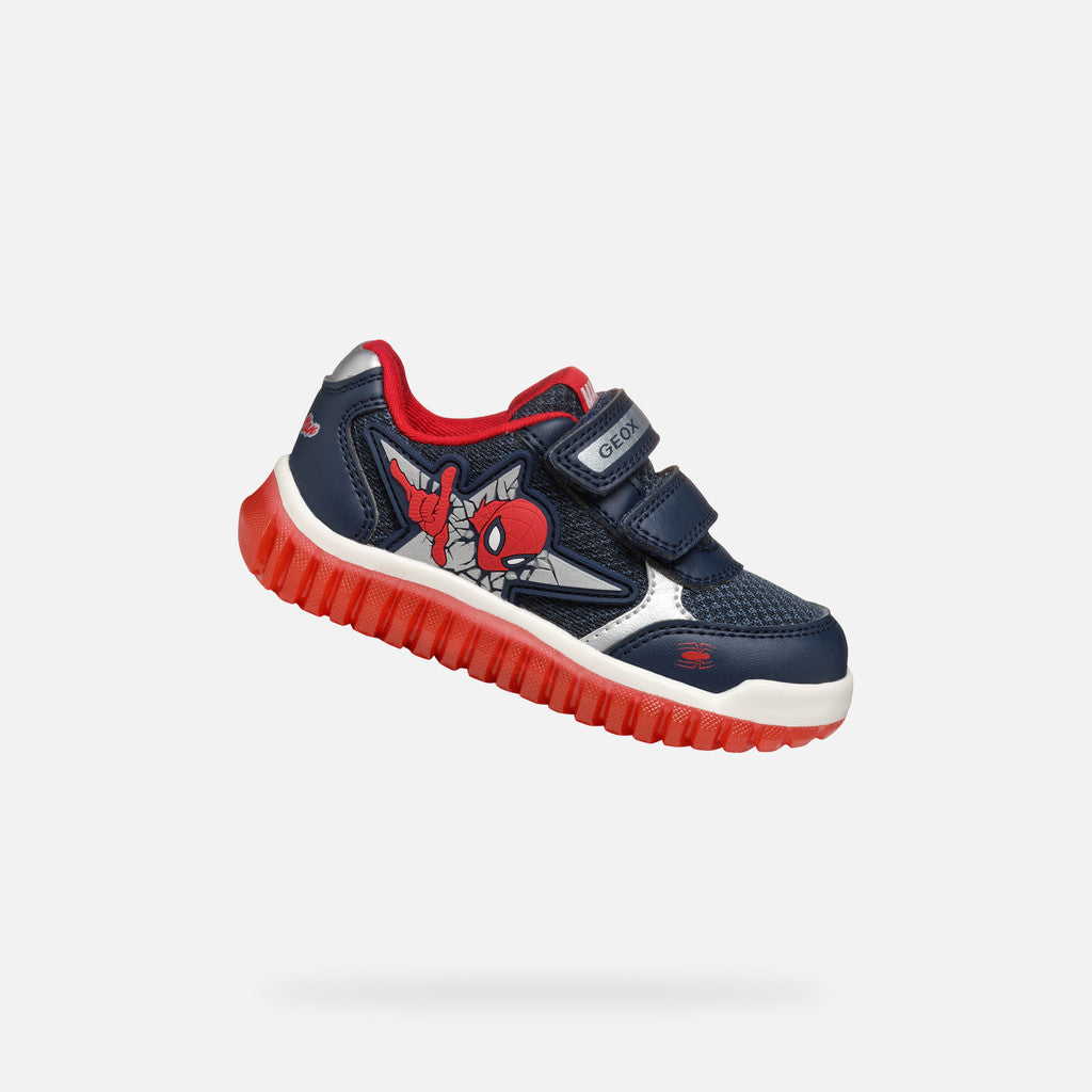 Geox Spiderman lightyloo lights