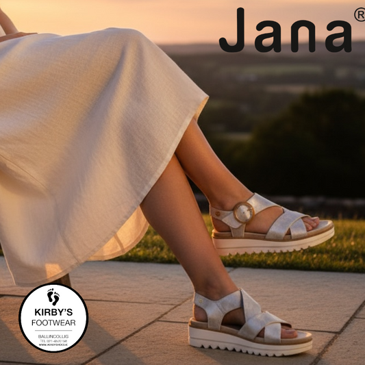 Jana sandal - 28272 beige gold - Kirbys Footwear Ltd