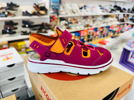 Ricosta Byron closed toe sandal pink