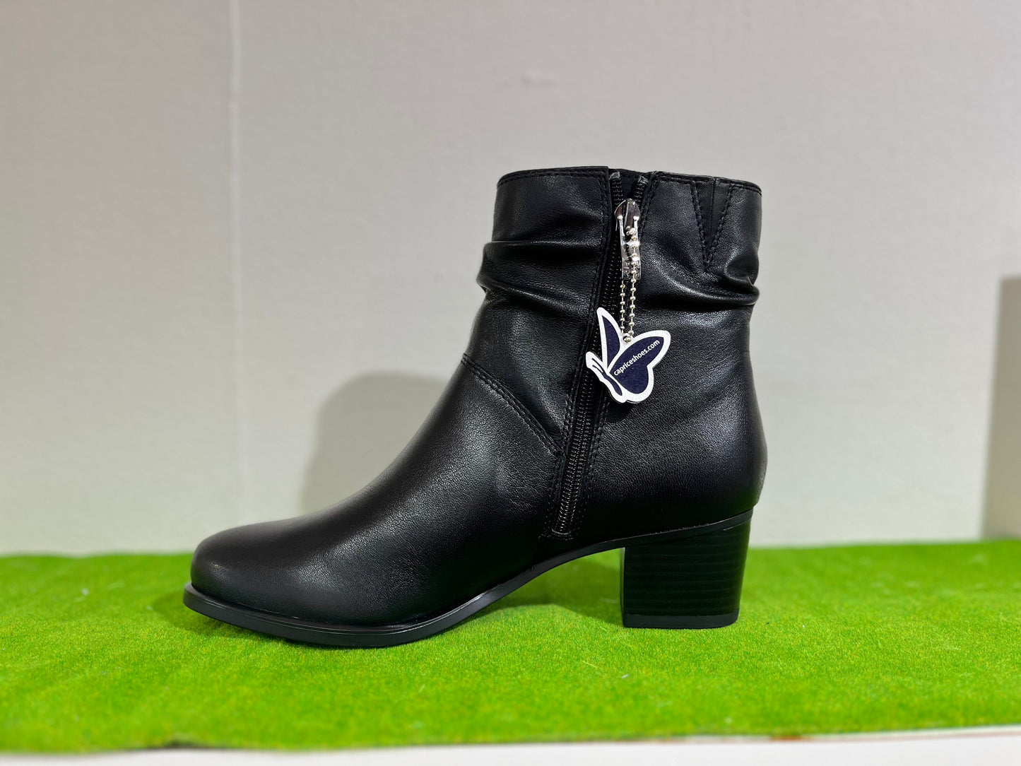 Caprice boot black leather 25335