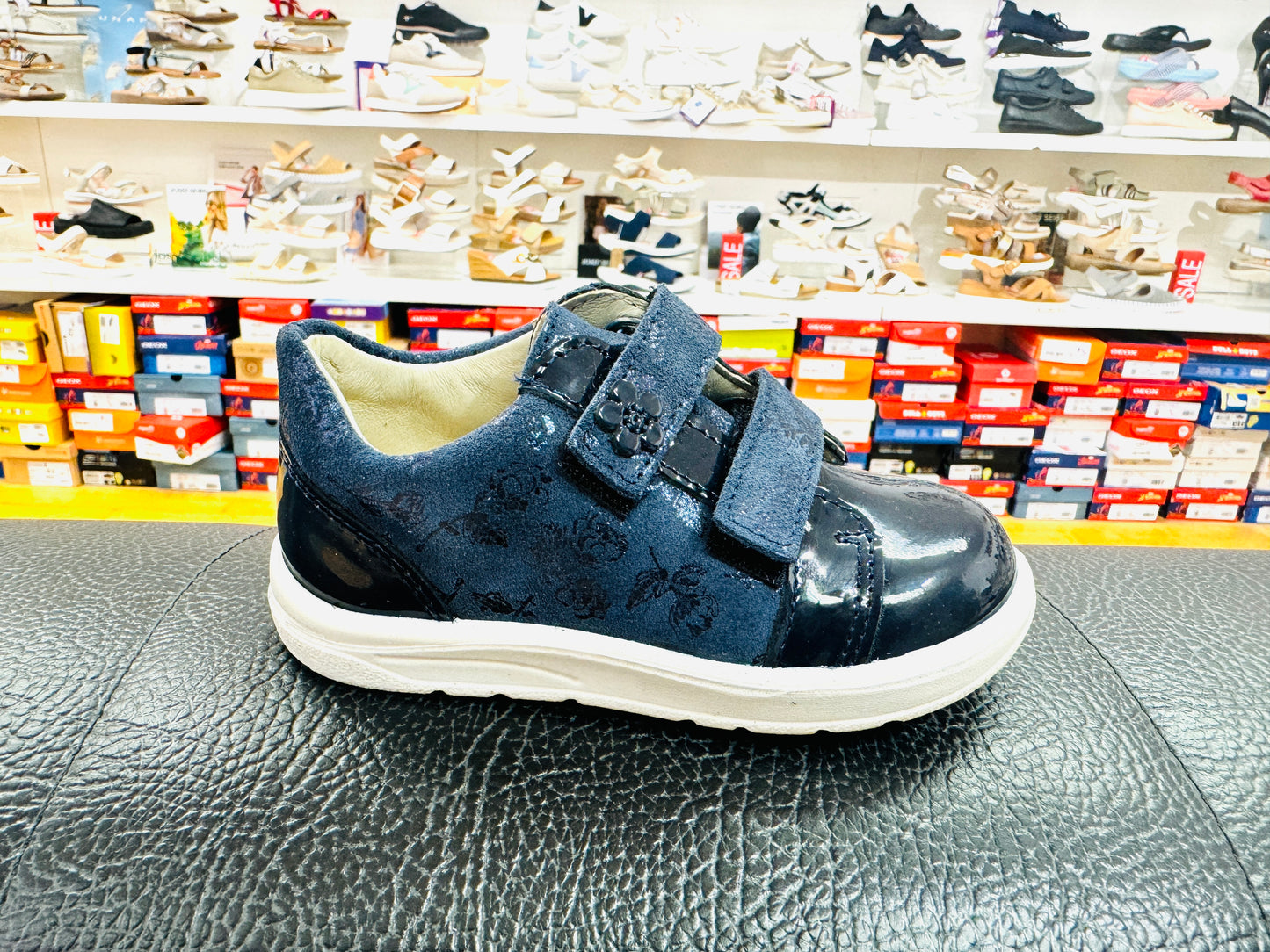 Ricosta Jasmine navy patent leather