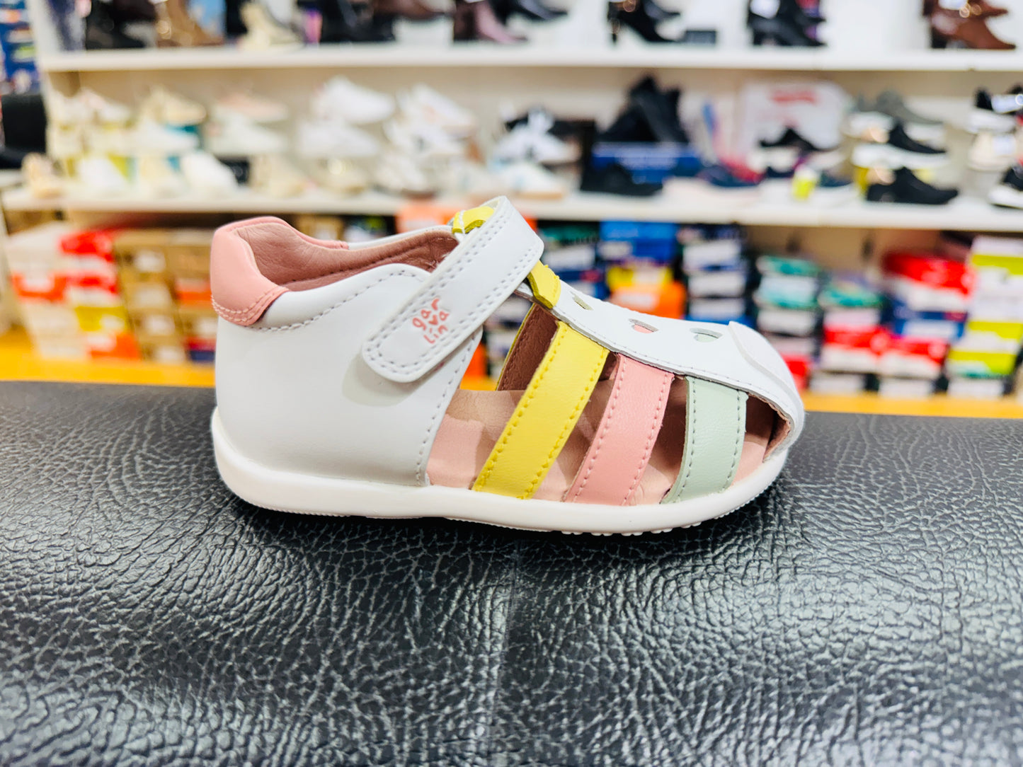 Garvalin white sandal - 252303